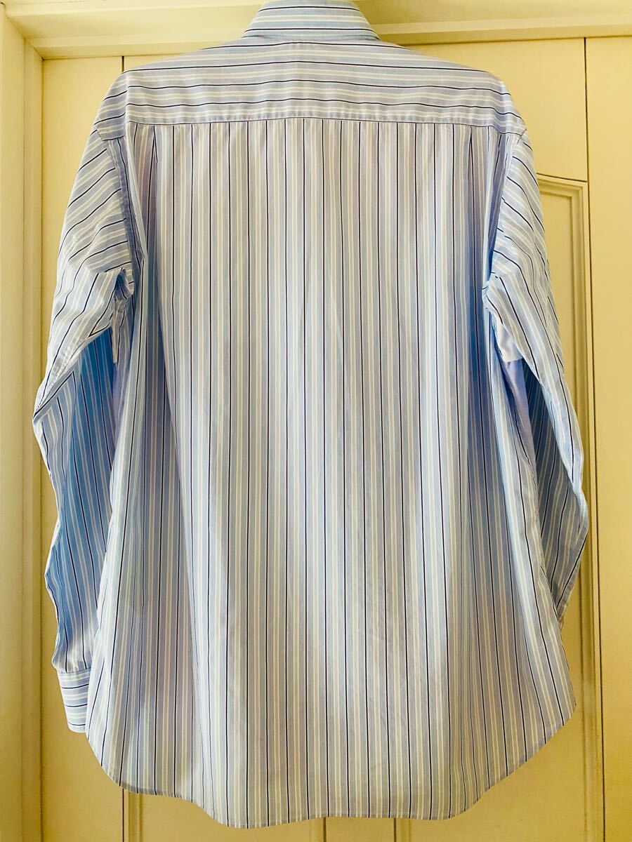  Comme des Garcons рубашка COMMEdesGARCONS SHIRT полоса лоскутное шитье рубашка с длинным рукавом 