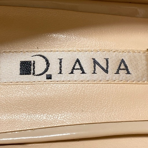 ダイアナ DIANA パンプス 22 1/2 - レザー ベージュ レディース 靴