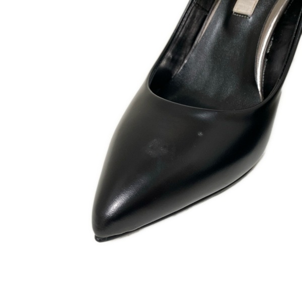 ダイアナ DIANA パンプス 22 1/2 - レザー 黒 レディース 美品 靴