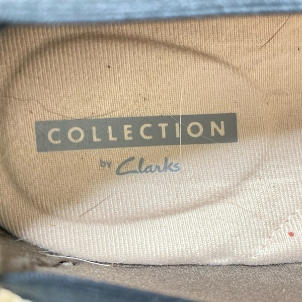 クラークス Clarks フラットシューズ UK4D - レザー メタルダークブラウン レディース COLLECTION 靴
