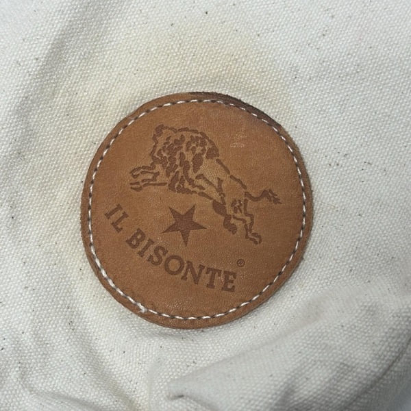 イルビゾンテ IL BISONTE ショルダーバッグ - アイボリー×黒 2way バッグ
