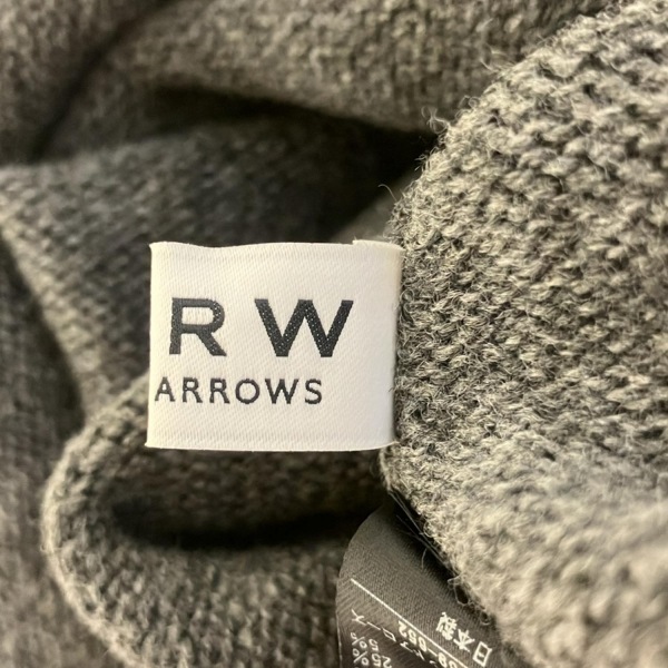  United Arrows UNITED ARROWS свитер с длинным рукавом / вязаный размер F - темно-серый женский ta-toru шея /MARW прекрасный товар tops 