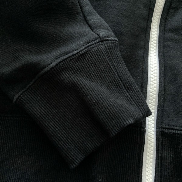 ノースフェイス THE NORTH FACE パーカー サイズM NT12340 リアビューフルジップフーディ 黒×白 メンズ 長袖/刺繍/ジップアップ トップス