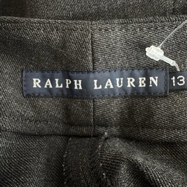 ラルフローレン RalphLauren パンツ サイズ13 L - ダークグレー レディース フルレングス 美品 ボトムス