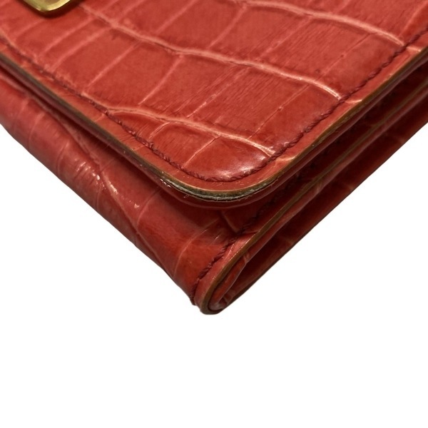 マークバイマークジェイコブス MARC BY MARC JACOBS 長(zhǎng)財(cái)布 - レザー レッド×ピンク 財(cái)布