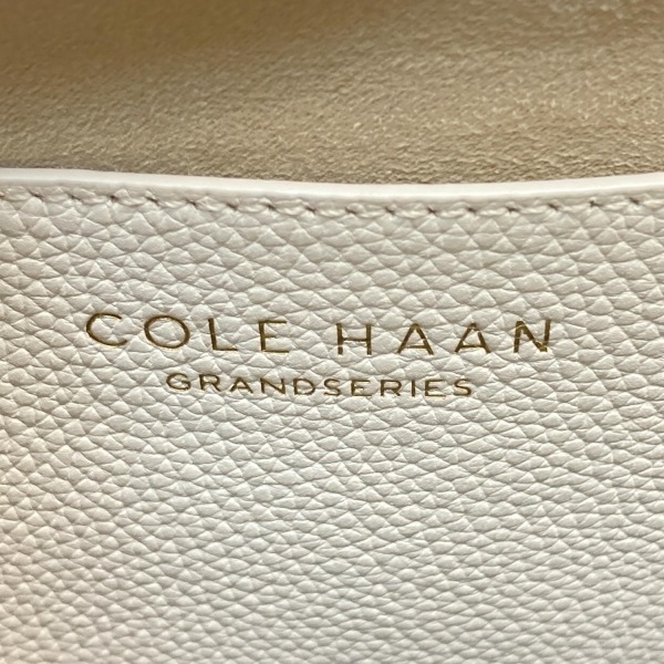 コールハーン COLE HAAN ハンドバッグ - レザー 白 バッグ