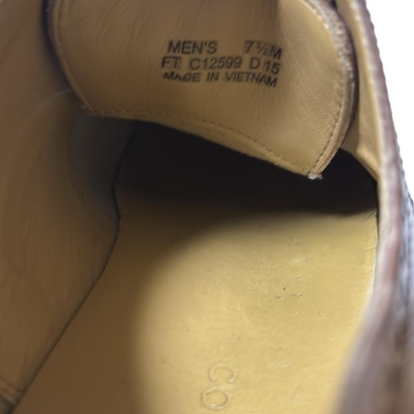 コールハーン COLE HAAN シューズ 7 1/2m - レザー ブラウン メンズ 靴