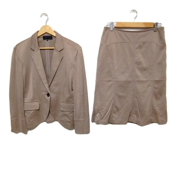 アンタイトル UNTITLED スカートスーツ - ブラウン レディース 美品 レディーススーツ