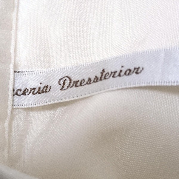 ドレステリア DRESSTERIOR 半袖シャツブラウス サイズ38 M - アイボリー レディース ファー/麻混 美品 トップス