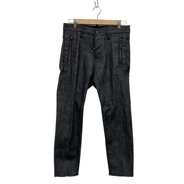 ディースクエアード DSQUARED2 パンツ サイズ42 XS - 黒×ライトグレー メンズ クロップド(半端丈) ボトムス