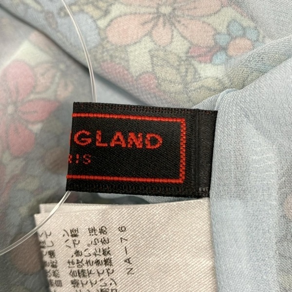 オールドイングランド OLD ENGLAND スカート サイズ36 S - ライトグリーン×ピンク×マルチ レディース ひざ丈/花柄 美品 ボトムス