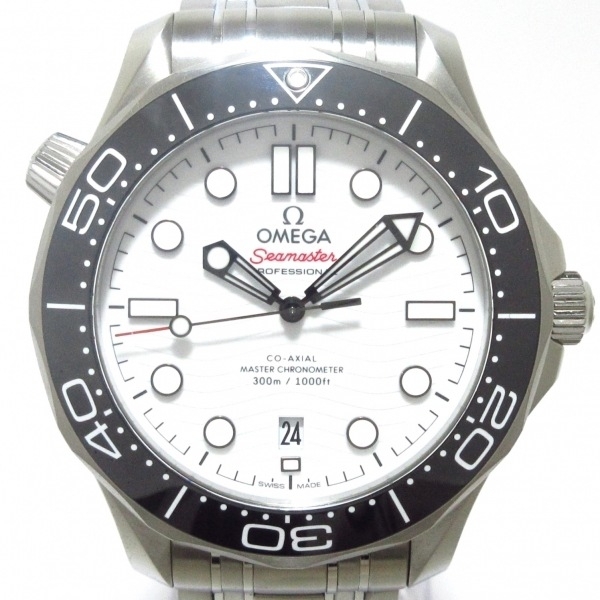 OMEGA(オメガ) 腕時計■美品 シーマスター ダイバー300 コーアクシャル マスター クロノメーター 210.30.42.20.04.001 メンズ 白