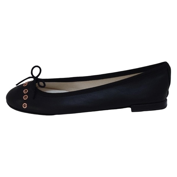  Repetto repetto плоская обувь 37 - кожа чёрный женский перфорирование обувь 