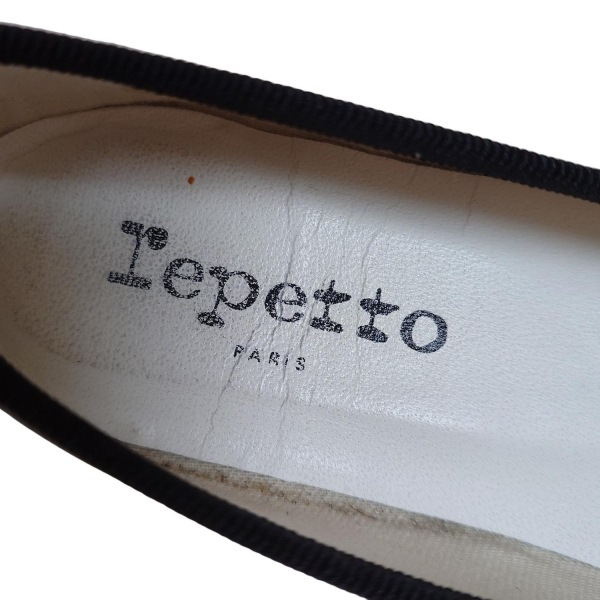  Repetto repetto плоская обувь 37 - кожа чёрный женский перфорирование обувь 