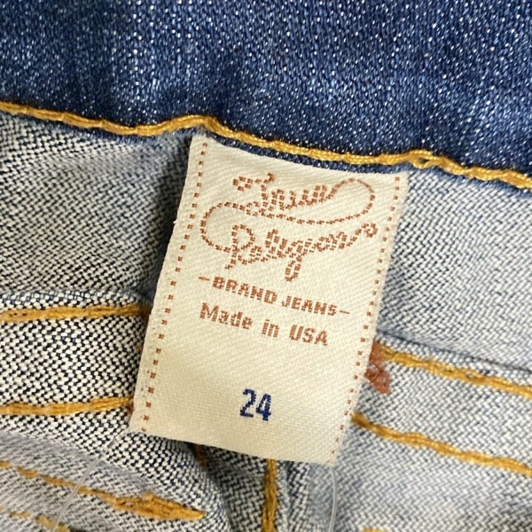 トゥルーレリジョン TRUE RELIGION ジーンズ/デニムパンツ サイズ24 - ダークネイビー レディース フルレングス 美品 ボトムス
