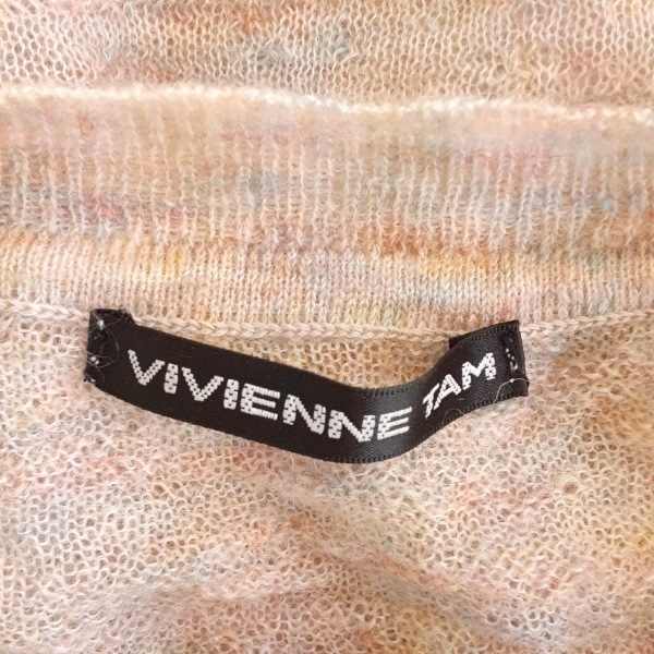 ヴィヴィアンタム VIVIENNE TAM 長(zhǎng)袖セーター/ニット サイズ0 XS - ライトピンク×ライトブルー×マルチ レディース 美品 トップス