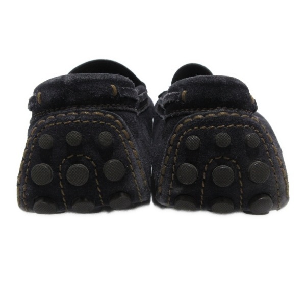 ルイヴィトン LOUIS VUITTON ドライビングシューズ 8 1/2 - 黒 メンズ タッセル/ロゴ金具/ローファー FA0069 靴