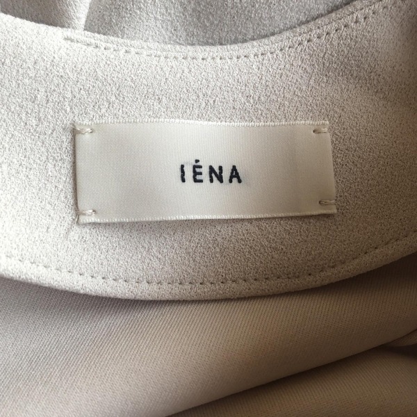 イエナ IENA サイズ36 S - グレーベージュ レディース 七分袖/ロング 美品 ワンピース