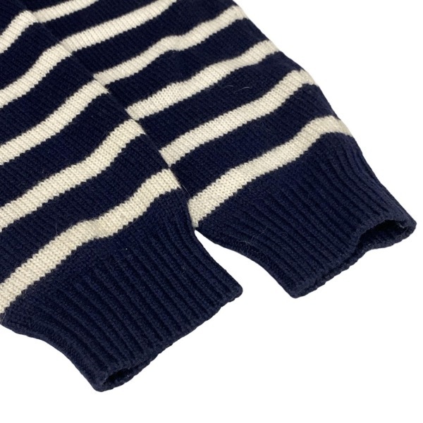 ジルサンダー JILSANDER 長袖セーター/ニット サイズS JDE630A - ダークネイビー×アイボリー レディース 美品 トップス_画像6