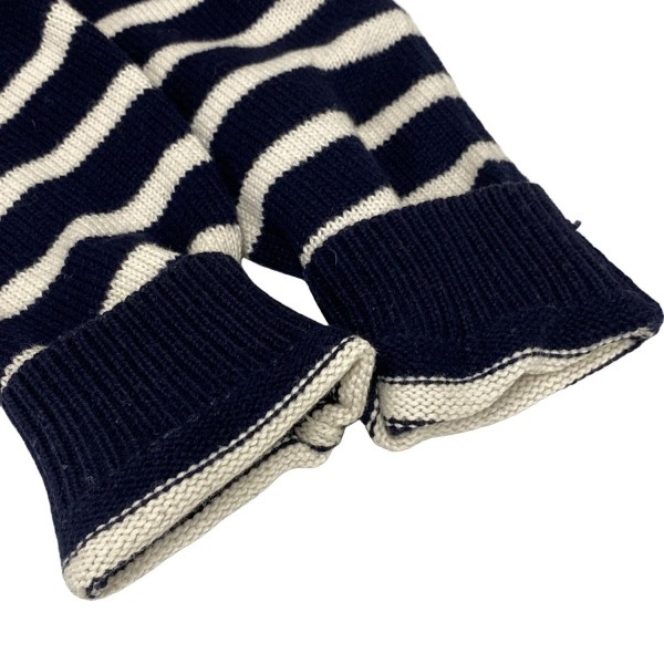 ジルサンダー JILSANDER 長袖セーター/ニット サイズS JDE630A - ダークネイビー×アイボリー レディース 美品 トップス_画像7
