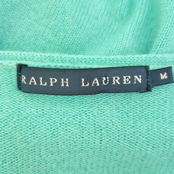 ラルフローレン RalphLauren 長袖セーター/ニット サイズM - ターコイズブルー レディース Vネック 美品 トップス_画像3