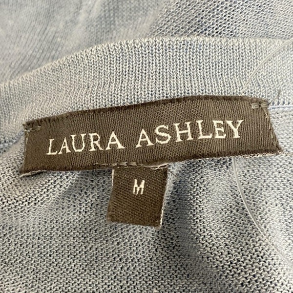  Laura Ashley LAURAASHLEY кардиган размер M - голубой женский длинный рукав tops 