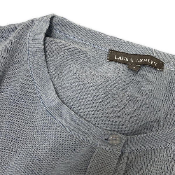  Laura Ashley LAURAASHLEY кардиган размер M - голубой женский длинный рукав tops 