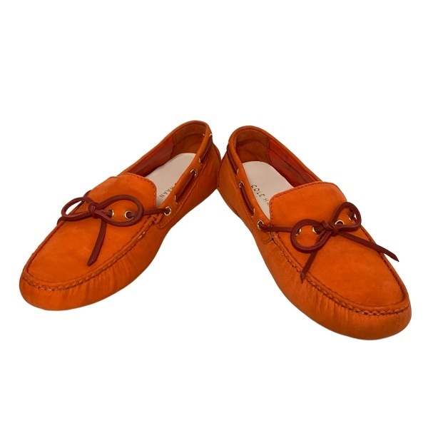 コールハーン COLE HAAN ドライビングシューズ 6B - オレンジ レディース 靴