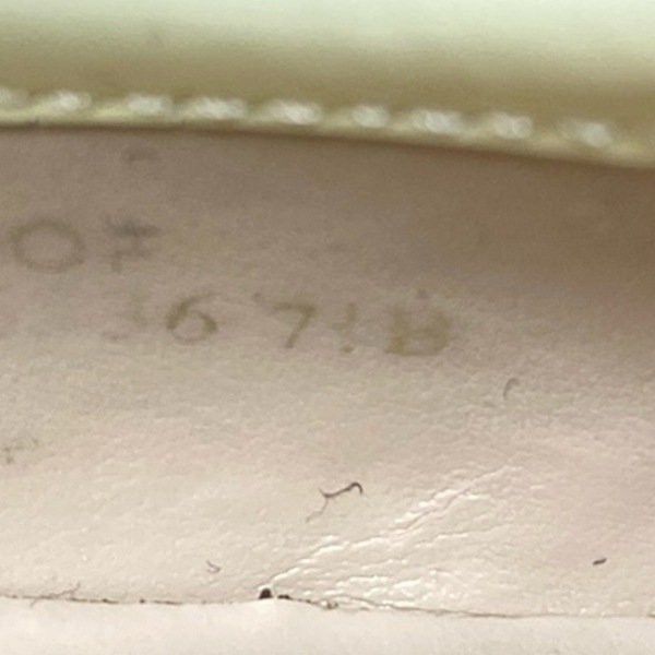 コールハーン COLE HAAN パンプス 7 1/2B - レザー ベージュ×アイボリー レディース リボン/GRAND.OS/signature 靴