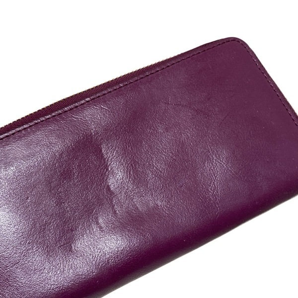 コールハーン COLE HAAN 長財(cái)布 - レザー パープル ラウンドファスナー 財(cái)布