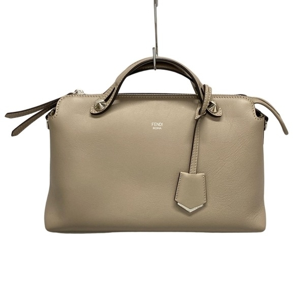 フェンディ FENDI ハンドバッグ 8BL124-1D5 バイザウェイ レザー グレーベージュ 美品 バッグ