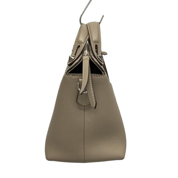 フェンディ FENDI ハンドバッグ 8BL124-1D5 バイザウェイ レザー グレーベージュ 美品 バッグ