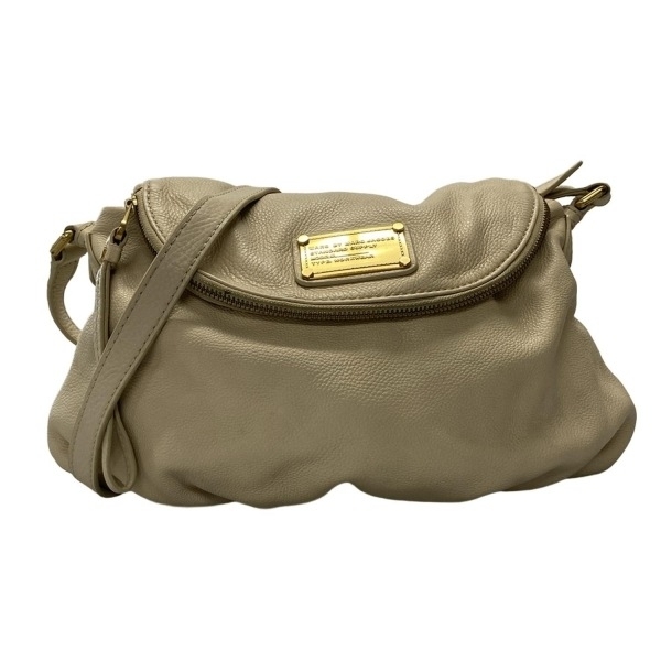 マークバイマークジェイコブス MARC BY MARC JACOBS ショルダーバッグ クラシックQナターシャ レザー ベージュ バッグ
