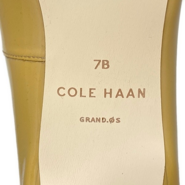 コールハーン COLE HAAN パンプス 7B - レザー ライトブラウン レディース リボン/signature 靴