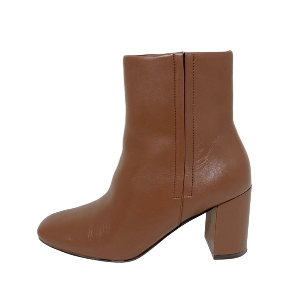 コールハーン COLE HAAN ショートブーツ 6 1/2B - レザー ブラウン レディース 靴