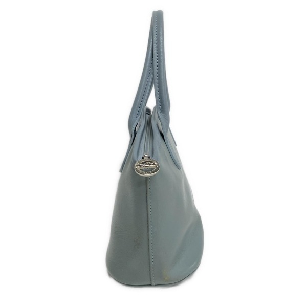 ロンシャン LONGCHAMP ハンドバッグ - レザー ライトブルー バッグ