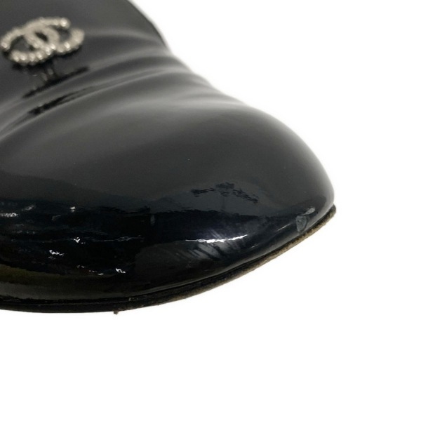 シャネル CHANEL パンプス 36C G30757 ココマーク レザー 黒 レディース パール/オペラパンプス 靴