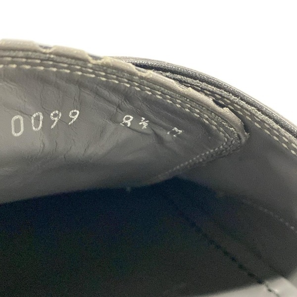 ルイヴィトン LOUIS VUITTON ローファー 8 1/2 M - レザー 黒 メンズ 8ハーフ/シューレース LI0099 靴
