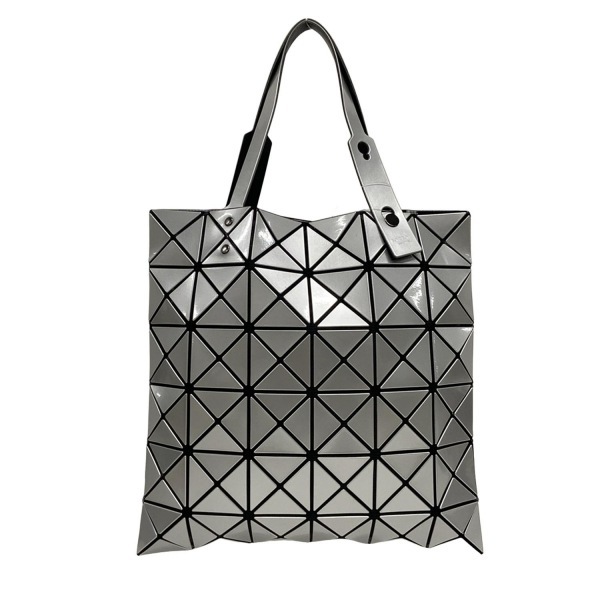 バオバオイッセイミヤケ BAOBAO ISSEYMIYAKE トートバッグ BB63-AG053-91 ルーセント シルバー×黒 バッグ