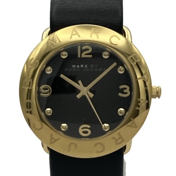 MARC BY MARC JACOBS(マークバイマークジェイコブス) 腕時(shí)計(jì)■美品 エイミー MBM1154 レディース 黒