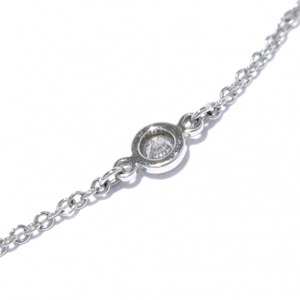 磨き済み■ティファニー TIFFANY&Co. ブレスレット バイザヤード Pt950×ダイヤモンド 3Pダイヤ アクセサリー（腕）