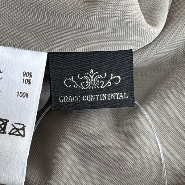 グレースコンチネンタル GRACE CONTINENTAL ロングスカート サイズ36 S - ゴールド レディース ベロア 美品 ボトムス