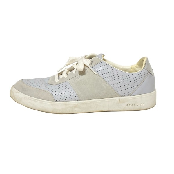 コールハーン COLE HAAN スニーカー 8B - レザー ライトブルー×ライトグレー×シルバー レディース 靴