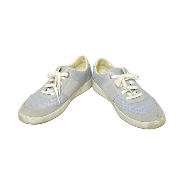 コールハーン COLE HAAN スニーカー 8B - レザー ライトブルー×ライトグレー×シルバー レディース 靴