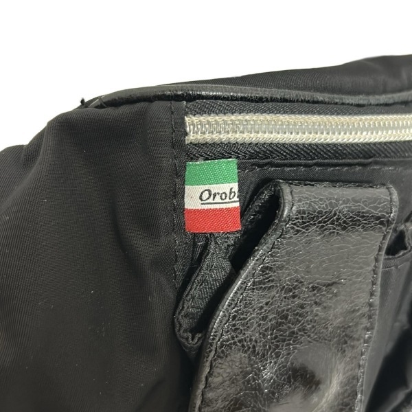 オロビアンコ OROBIANCO ウエストポーチ - レザー 黒 美品 バッグ
