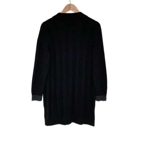 ソニアリキエル SONIARYKIEL カーディガン サイズ40 M - 黒×ダークグレー レディース 長袖 トップス