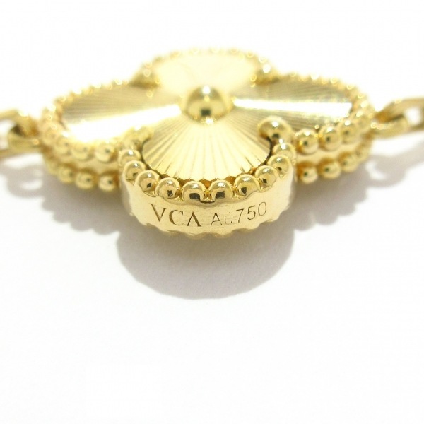 磨き済み■ヴァンクリーフ&アーペル VanCleef & Arpels ブレスレット VCARP3JK00 ヴィンテージアルハンブラ K18YG ギヨシェ/5モチーフ 美品