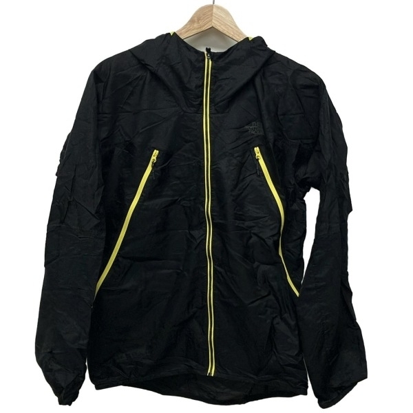 ノースフェイス THE NORTH FACE ブルゾン サイズM - 黒×イエロー メンズ 長袖/ジップアップ/春/秋 ジャケット