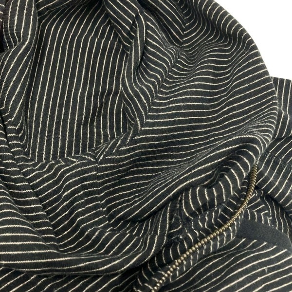 ソニアリキエル SONIARYKIEL ブルゾン サイズM - 黒×ベージュ レディース 長袖/ボーダー/肩パッド/春/秋 ジャケット