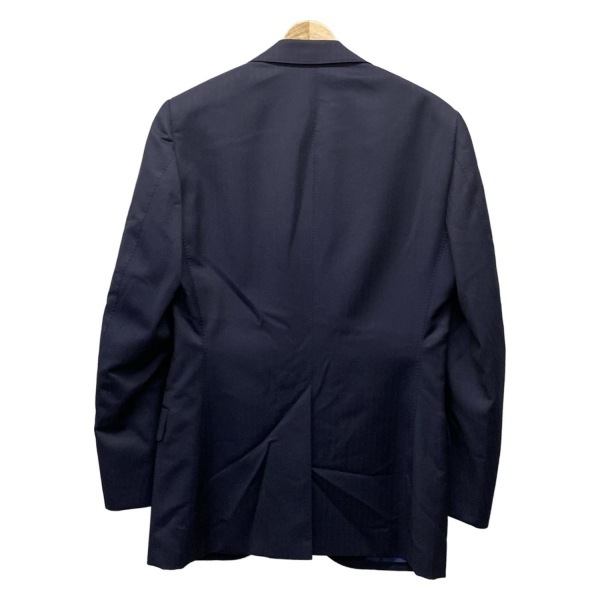 トゥモローランド TOMORROWLAND サイズ44S - ダークネイビー メンズ 長袖/ストライプ/VITALE BARBERIS CANONICO/秋/冬 ジャケット